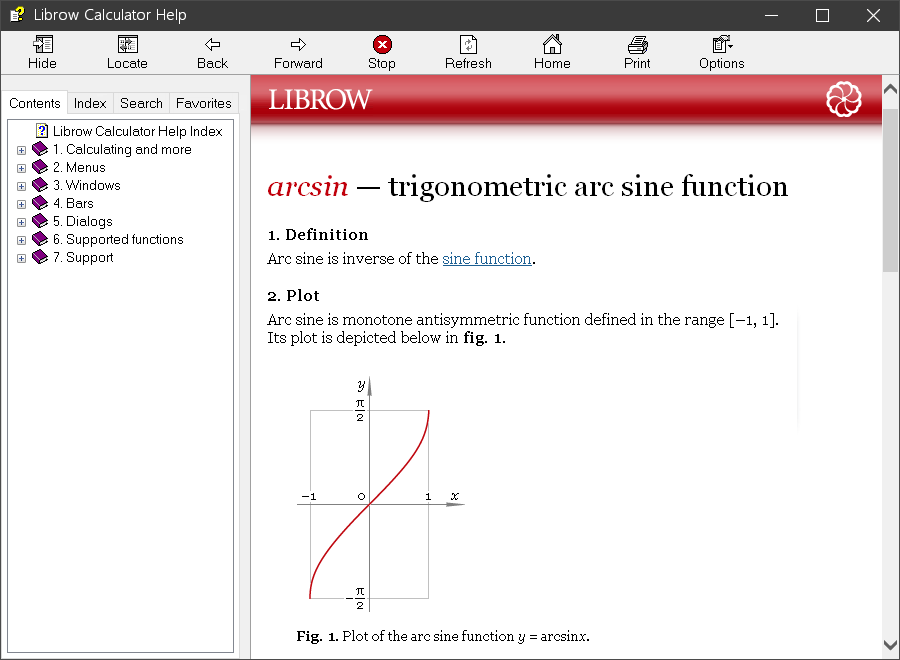 Fig. 7. Librow F calculator handbook.